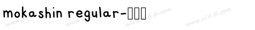 mokashin regular字体转换